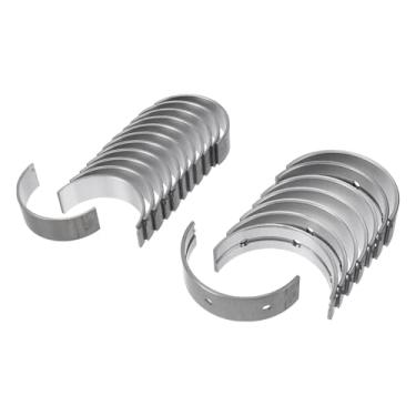 Imagem de ACROPIX Kit de rolamento principal e biela Nº 2720331201/2720300160 para Mercedes-Benz Cl550 2007-2010 Rolamento da haste do virabrequim do motor metal prateado 20 peças