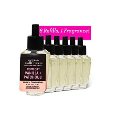 Imagem de Bath & Body Works Pacote Com 6 Refil De Fragrância Aromaterapia Baunilha Patchouli Wallflowers 0,8 Oz.