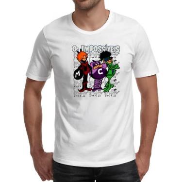Imagem de Camiseta Unissex Nostalgia Os impossiveis fundo grafite - Alearts, GG