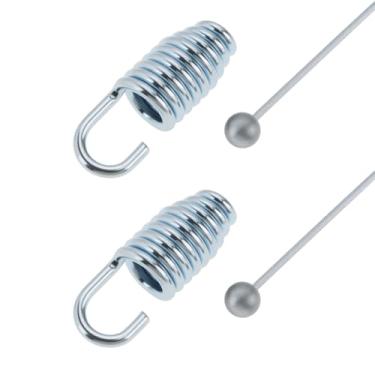 Imagem de ECSiNG 2 cabos Bowden com cabo de acionamento de cortador de grama de mola para acelerador de roda de freio do motor