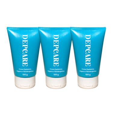 Imagem de Depcare 3 Uni Com Frete Grátis Creme Depilatório Vegano