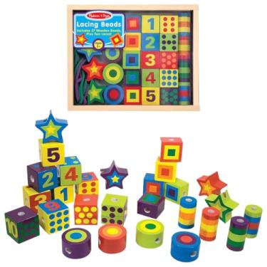 Imagem de SUNNY, Melissa & Doug, Brinquedo Educativo, Formas Geométricas de Madeira, Acima de 3 anos