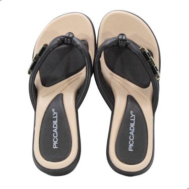 Imagem de Tamanco Feminino Piccadilly Napa Stretch Soft Verniz Preto