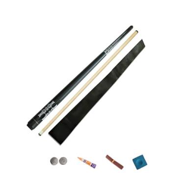 Imagem de CQBXRD Taco de Bilhar Profissional - Taco de Sinuca de 1/2 Estrutura em Madeira de Bordo Canadense, 147cm (58in) com Cabeça de 13mm