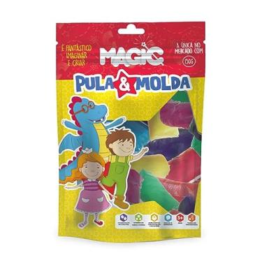 Imagem de Massa de E.V.A Pula e Molda 15 Cores e 150g Magic Kids