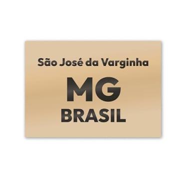 Imagem de Imã de Geladeira São José da Varginha MG MDF 8x5