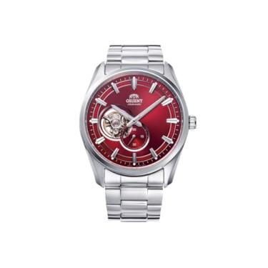 Imagem de Orient Relógio clássico masculino japonês automático/corda manual RA-AR0010R10B com cristal de safira, Vermelho