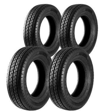 Imagem de Kit 4 Pneus 195/75R16 LT Van 8PR 107/105R DK768 Alfamotors