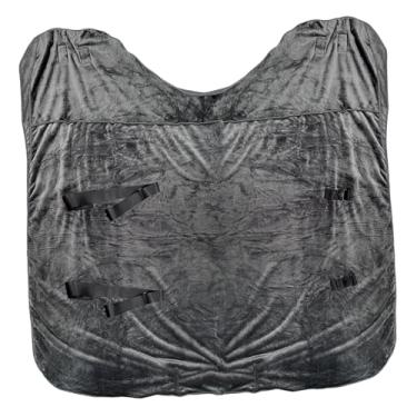 Imagem de simhoa Cobertor de inverno para cavalos, roupas para cavalos, lençol de flanela quente para cavalos no inverno para corrida, treinamento de fazenda