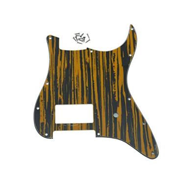 Imagem de KAISH 11 furos ST Strat One Humbucker placa de raspar guitarra para Fender Delonge Tawny Stripe