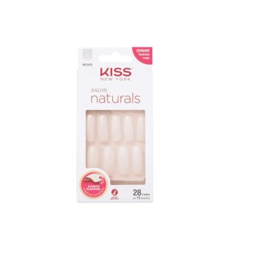 Imagem de Unha Kiss Naturals Quadrada Longa 28 Unidades