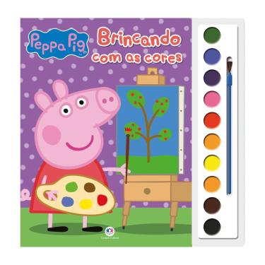 Imagem de Livro Infantil Aquarela Peppa Pig - Brincando com as Cores