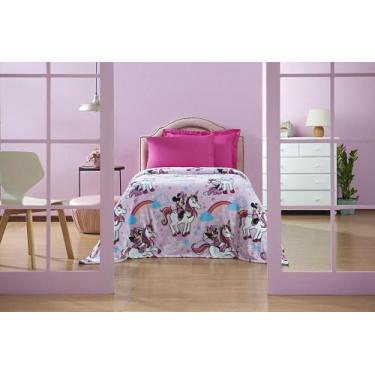 Imagem de Manta Cobertor Solteiro Soft Flanelado Disney - Casanet, Rosa