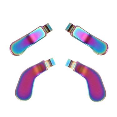 Imagem de LiXiongBao 4 Peças De Controles Elite Para Xbox Series 2, 2 Core, Travas Gatilho Aço Inoxidável, Reposição Um Controle (Arco-Íris)