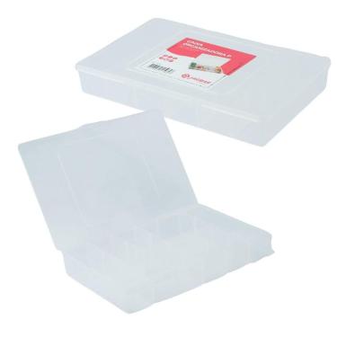 Imagem de Caixa Organizadora Plástico 22,5x4cm 12 Divisórias - Tudo em Caixa