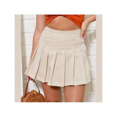 Imagem de Shorts saia colegial plissada cosplay blogueira balada - Mamustore, Be