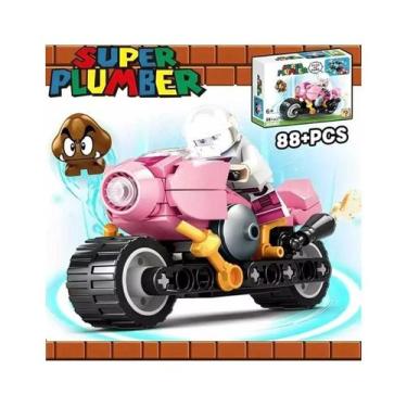 Imagem de Blocos Montar Mario Kart Carrinhos Colecionáveis Infantil - Taiwan Col