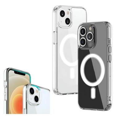 Imagem de Capa Capinha Premium Magnética Compativel Com iPhone 15 PRO MAX-TRANSPARENTE