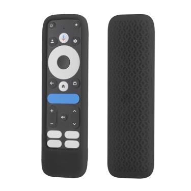Imagem de LEFXMOPHY Capa para onn 4K Pro Streaming Device (2024) Android TV Box Remote, capa preta capa de silicone