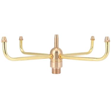 Imagem de Pssopp 4 Braço Girar a água de água Giratória de Cabeça de Spray de Grande Largura para a Lagoa do Jardim, G1/2 Feminino Feminino G3/4 Fios de Fios Machos Ajuste para Fontes de Hotel