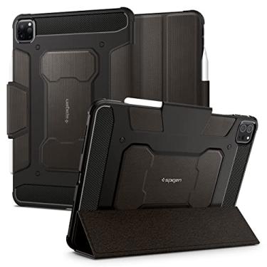 Imagem de Spigen Rugged Armor Pro Projetado para iPad Pro 11 polegadas Case M2 4ª Geração (2022) / 3ª Geração (2021) / 2ª Geração (2020) / 1ª Geração (2018) com Porta-lápis - Gunmetal