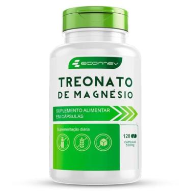 Imagem de Magnésio Treonato 500Mg 120 Cápsulas - Ecomev (1 Unidade)
