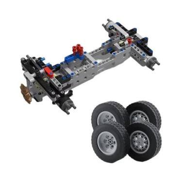 Imagem de Conjunto De Blocos De Construção Elétricos Para Chassi De Carro 4WD RC