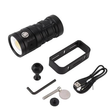 Imagem de Lanterna de mergulho LED 18000lm Ultra Bright IPX8 Luz de tocha de mergulho à prova d'água com luz azul vermelha branca para caver