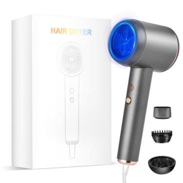 Imagem de Secador de cabelo Bo'laiya Professional Ionic 1500-1800W Cinza