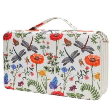 Imagem de Estojo para lápis Vomgomfom 300 slots Porta-lápis em sarja branca