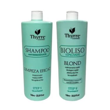 Imagem de thyrre liso total progressiva matizadora bio liso 2x1litro - Thyrre Co