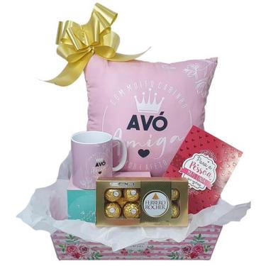 Imagem de Kit Presente Para Avó Vovó Querida + Caixa Chocolate Ferrero, Kit2