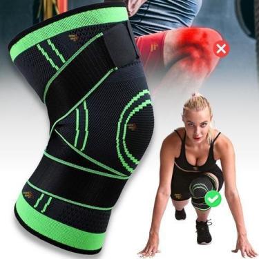 Imagem de Joelheira Articulada Ortopedica Compressão Ajuste Reforçado - Shopbr