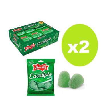 Imagem de 2 Caixas Bala De Goma Mini Sino Eucalipto 24X18G - Docile