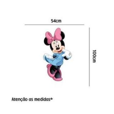 Imagem de Adesivo De Parede Minnie Vestido ul - Lojinha Da Luc
