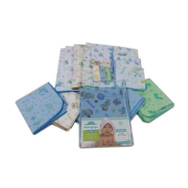 Imagem de Kit menino 5 cueiros 10 fraldas 1 toalha de banho - Dugu