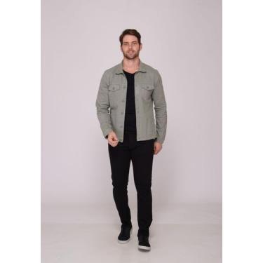 Imagem de Jaqueta 7923 Cinza Sarja - Macaw, Cinza, M