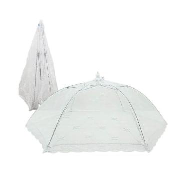 Imagem de Tela Mosquiteiro Rede Tule Protetor De Alimento Comida