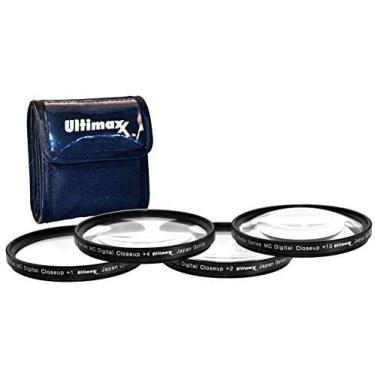 Imagem de Kit universal de 5 peças multirevestidas HD macro close-up kit de filtro de lente + 1 +2 +4 +10 para lentes de câmera Canon Nikon Sony Sigma Panasonic Fujifilm Olympus (55 mm)