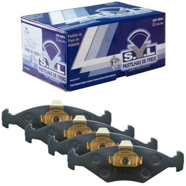 Imagem de Kit Pastilha Freio Vw Quantum 85 A 94 Dianteira Syl