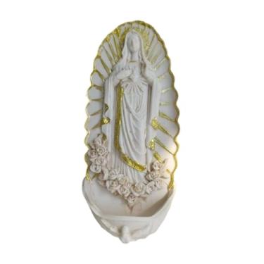 Imagem de Kokiya Estátua de fonte de água, estatueta de resina, decoração de parede, bacia de água, escultura para festa, presépio, ano novo