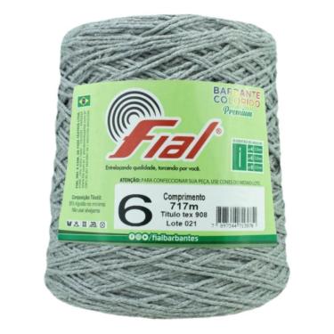 Imagem de Barbante Colorido N06 700G - Fial 89-Cinza