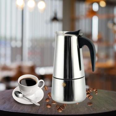 Imagem de Cafeteira Italiana Inox Premium para 6 Xícaras FRATELLI - Thika