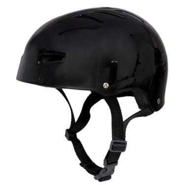 Imagem de Capacete Profissional para Skate Bike Patins Patinete Bmx Bike Eletrica etc Unissex (PRETO,PP)