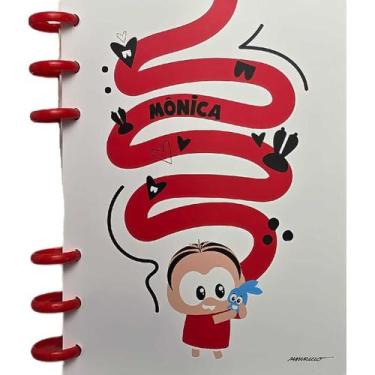 Imagem de Caderno Inteligente Pequeno Disco A5 Mônica Toy Mônica - Culturama