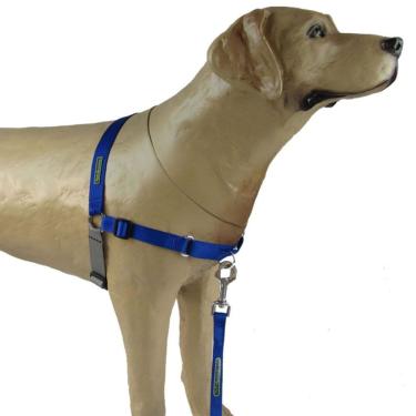 Imagem de Peitoral modelo Easy Walk Anti Puxão K9 Spirit Azul Tam PX2