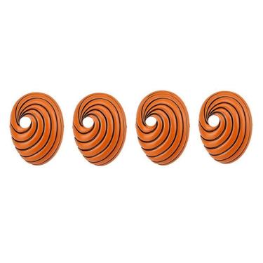 Imagem de Kit 4 Máscara Anime Naruto Cosplay laranja
