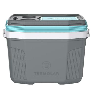 Imagem de Caixa Térmica 20 Litros Termolar SUV, Cinza e Azul 