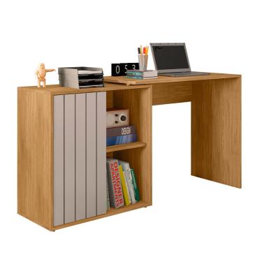 Imagem de Mesa De Computador Com Porta De Correr Future Marrom Caemmun