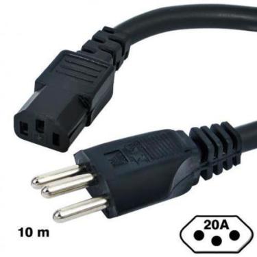 Imagem de Cabo De Força Energia Tripolar Para Cpu E Fontes 10 A 1,50M